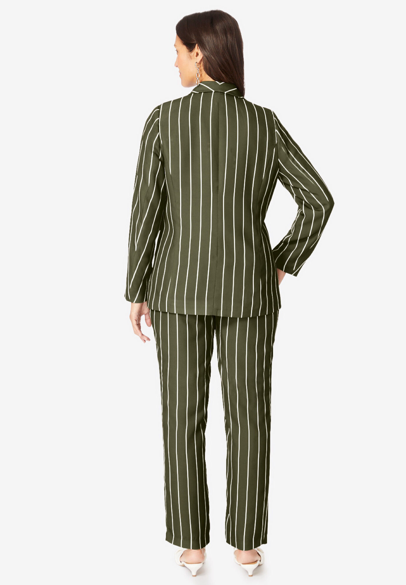 full figure pant suits