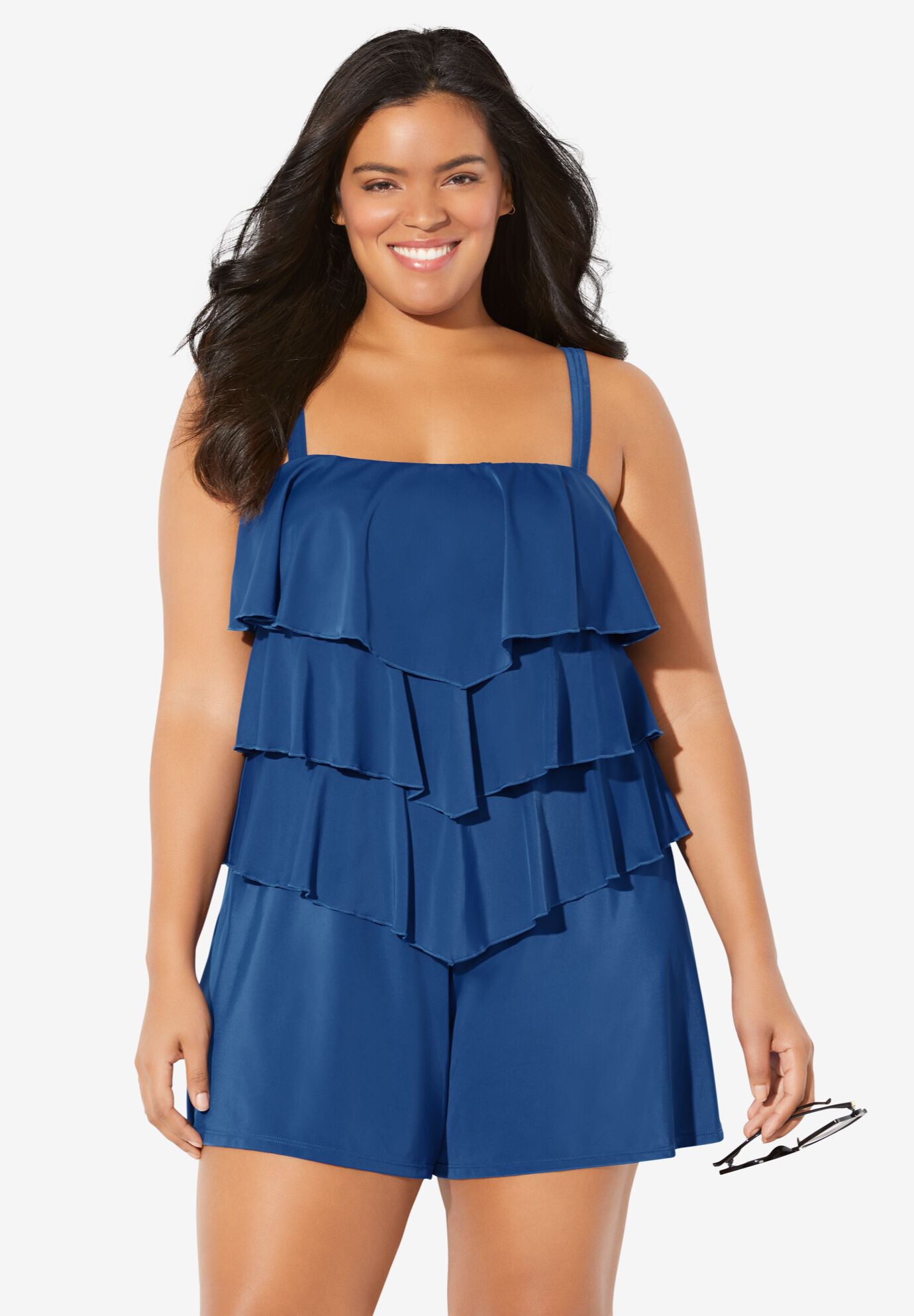 romper bathing suit plus size