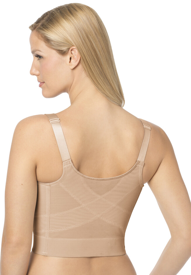 Jacquard Front-Close Wireless Bra  Wireless bra, Plus size women, Intimate  bras