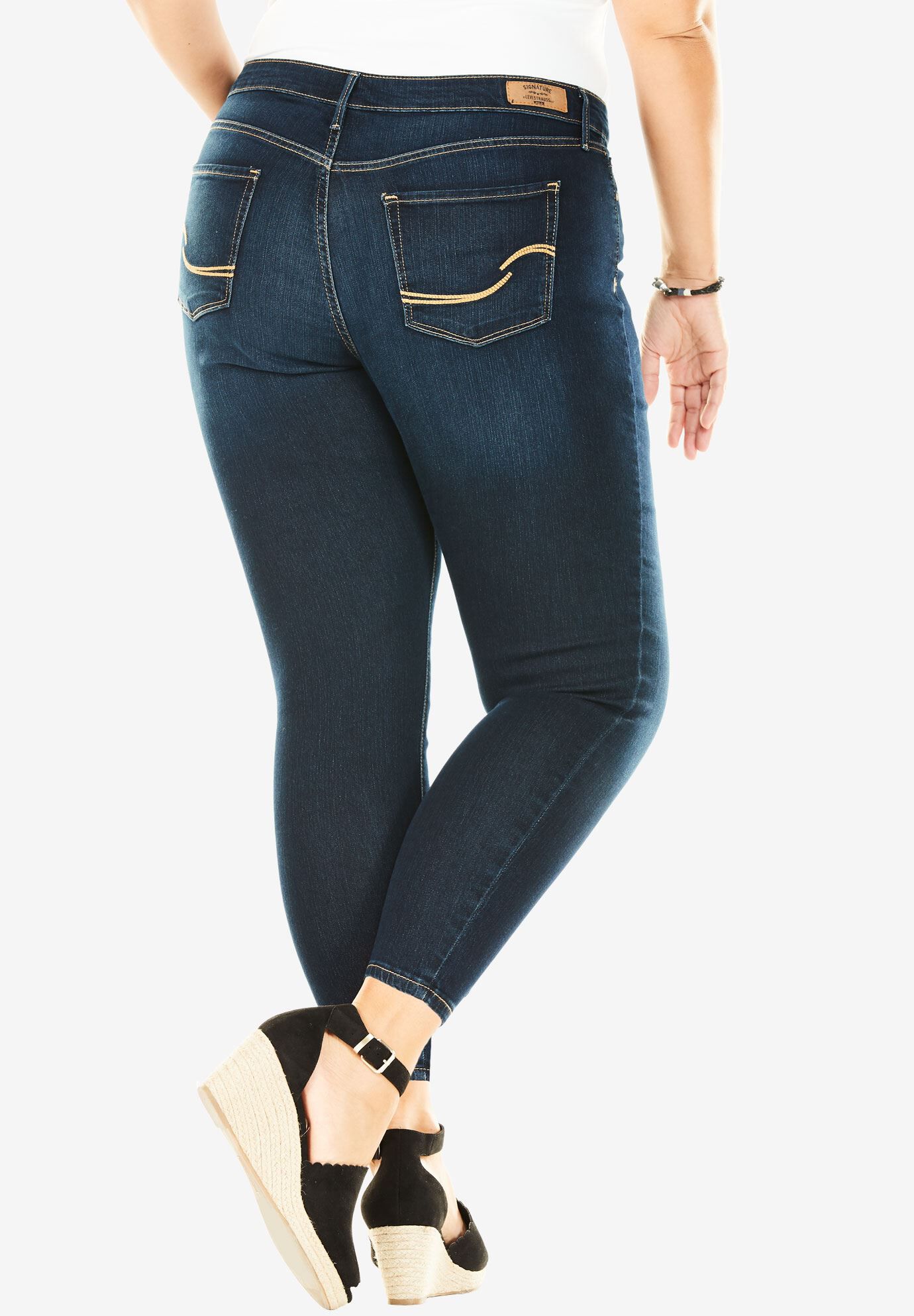 signature levi strauss simply stretch modern straight