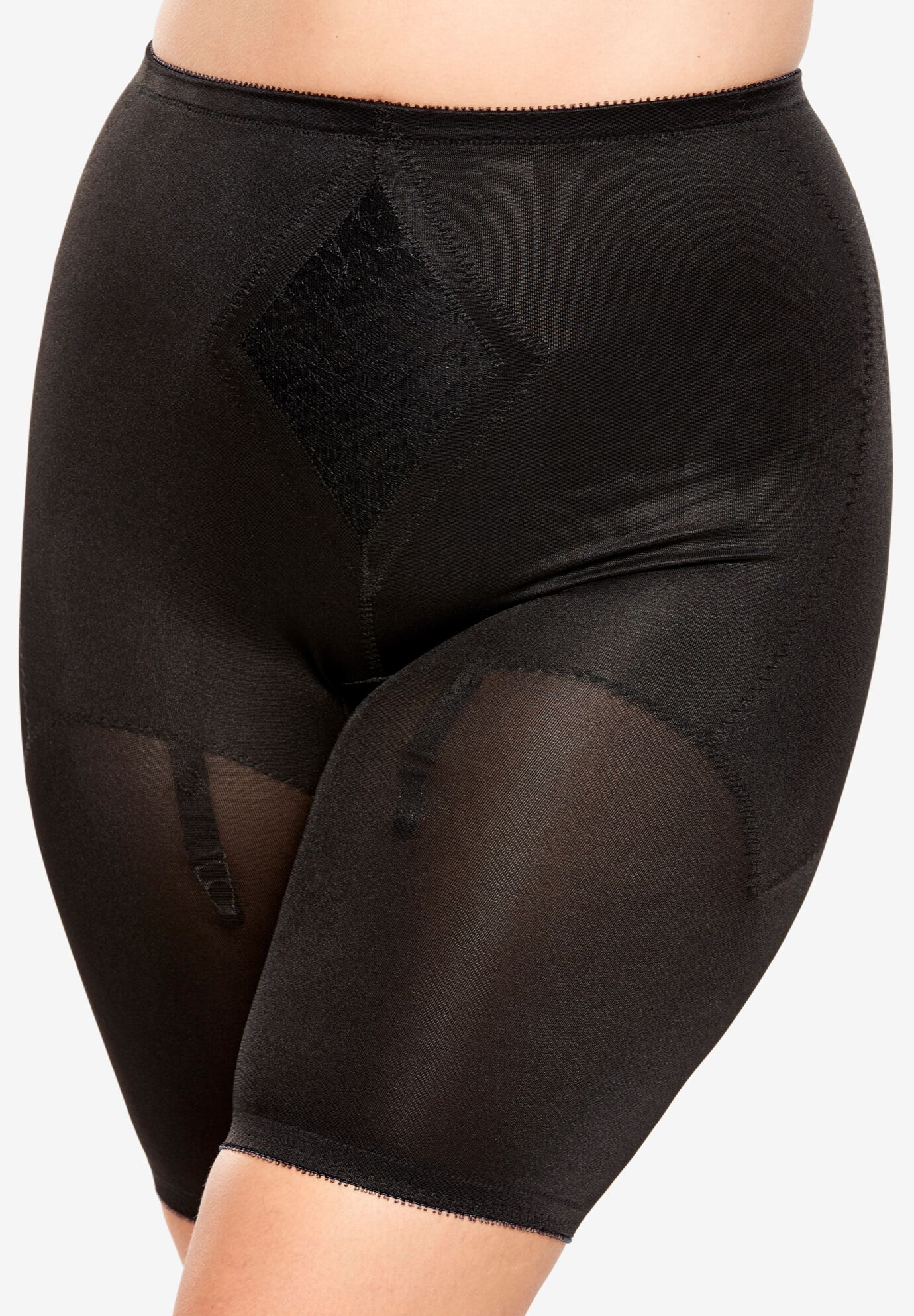 Women's Plus Size Cortland Intimates Firm Control Capri Pant Liner 7611  Slip - L, Black at  Women's Clothing store