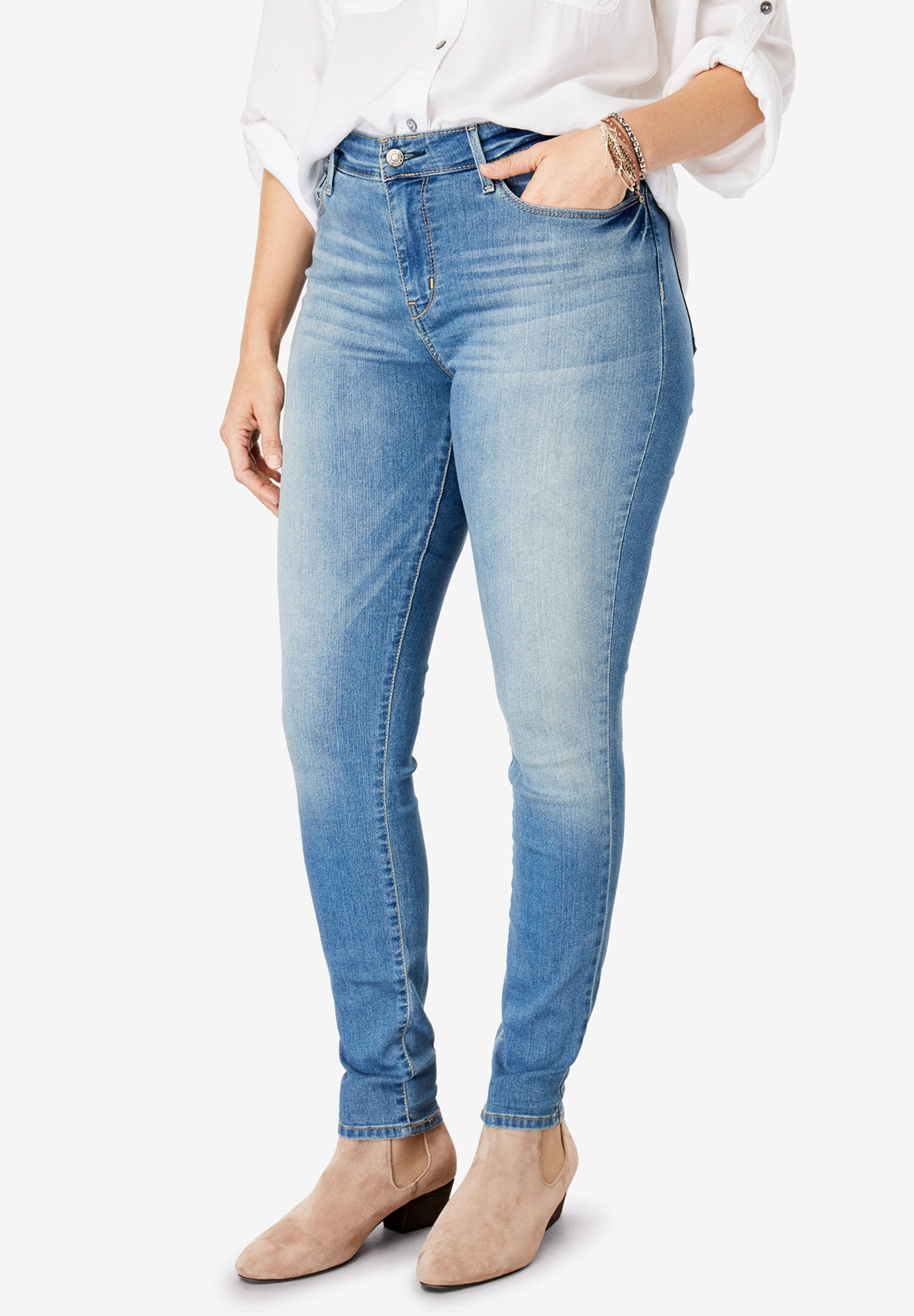 levi strauss signature mid rise skinny