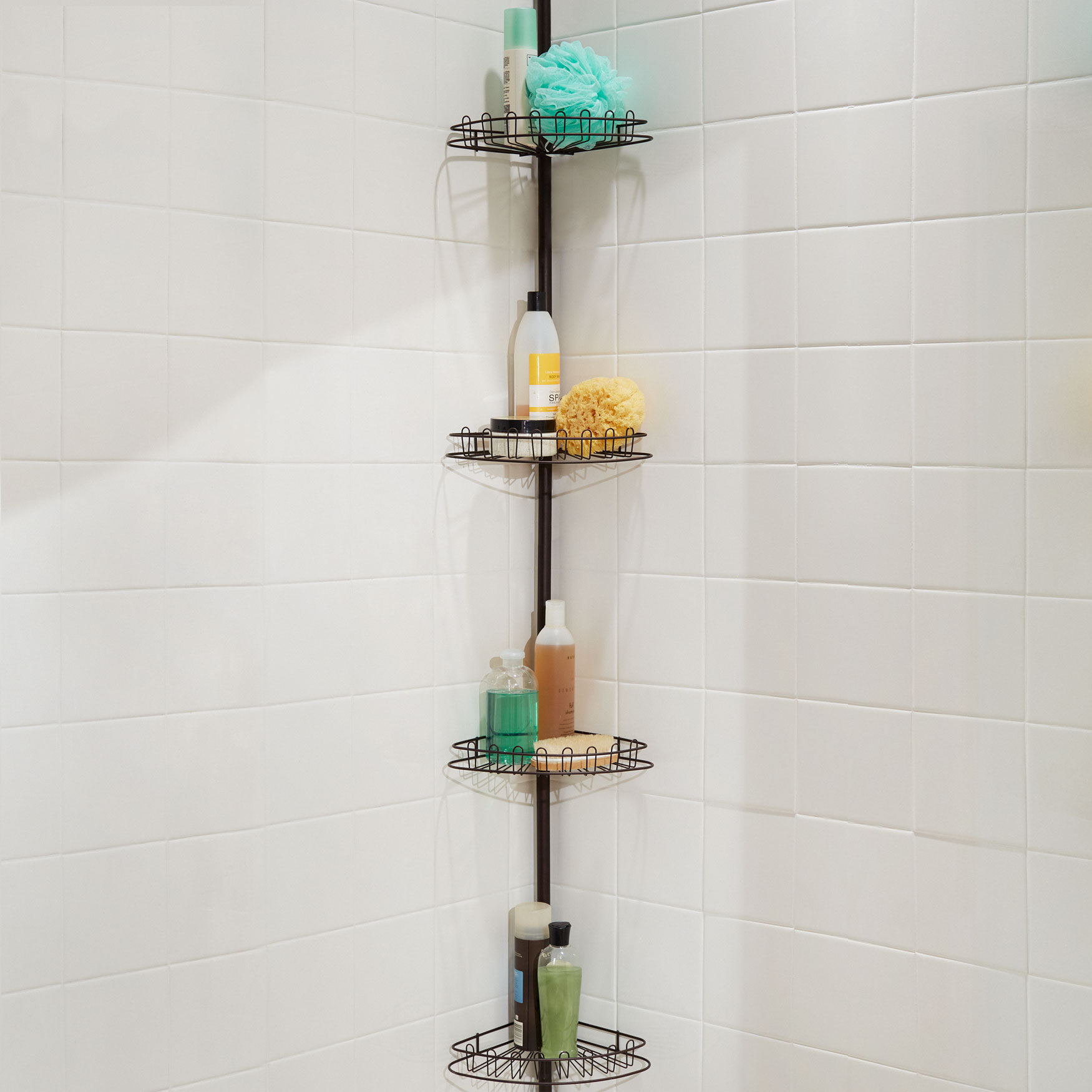 4-Tier Corner Shower Shelf | Fullbeauty Outlet