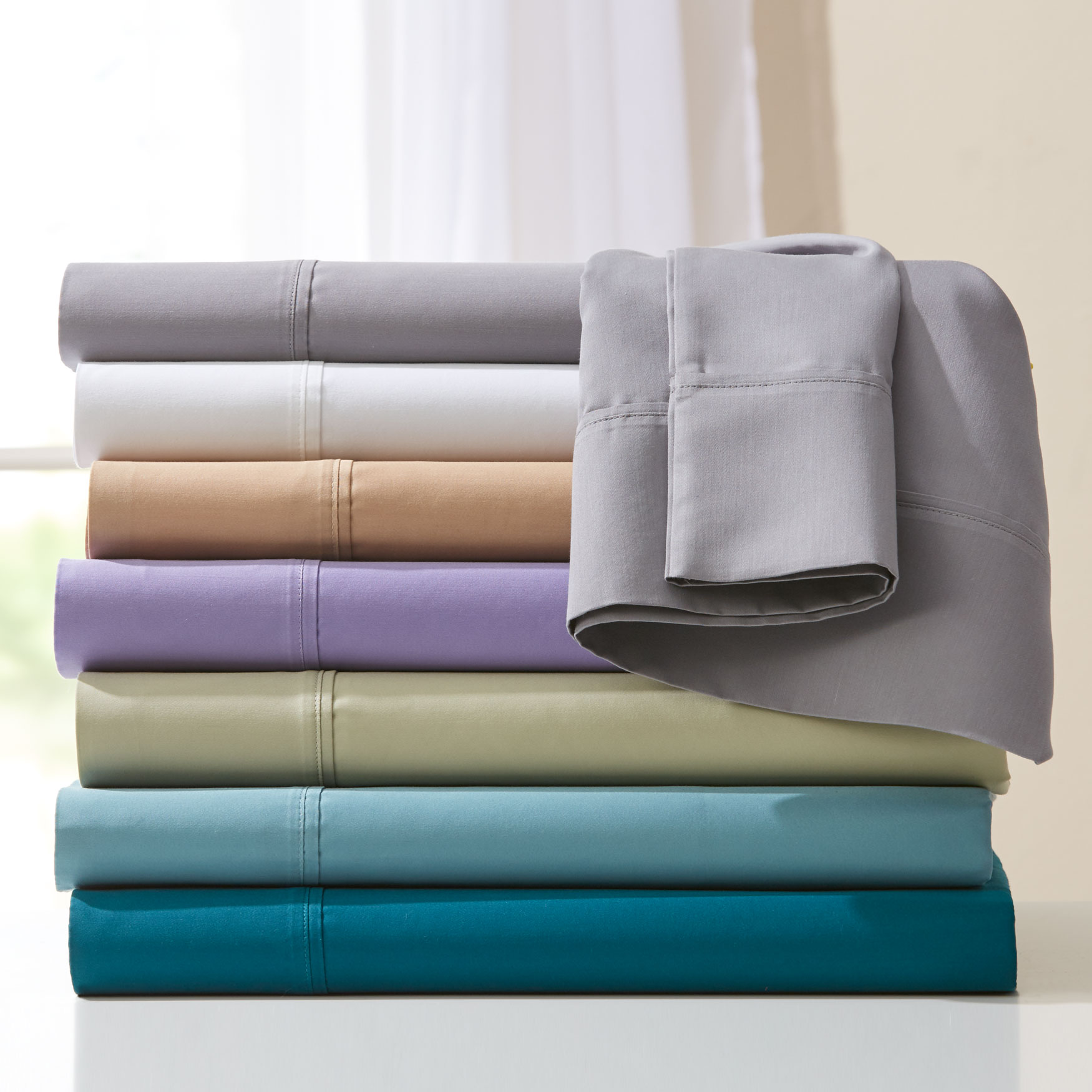 Bed Tite™ 500-TC Cotton/Poly Blend Sheet Set | Fullbeauty Outlet