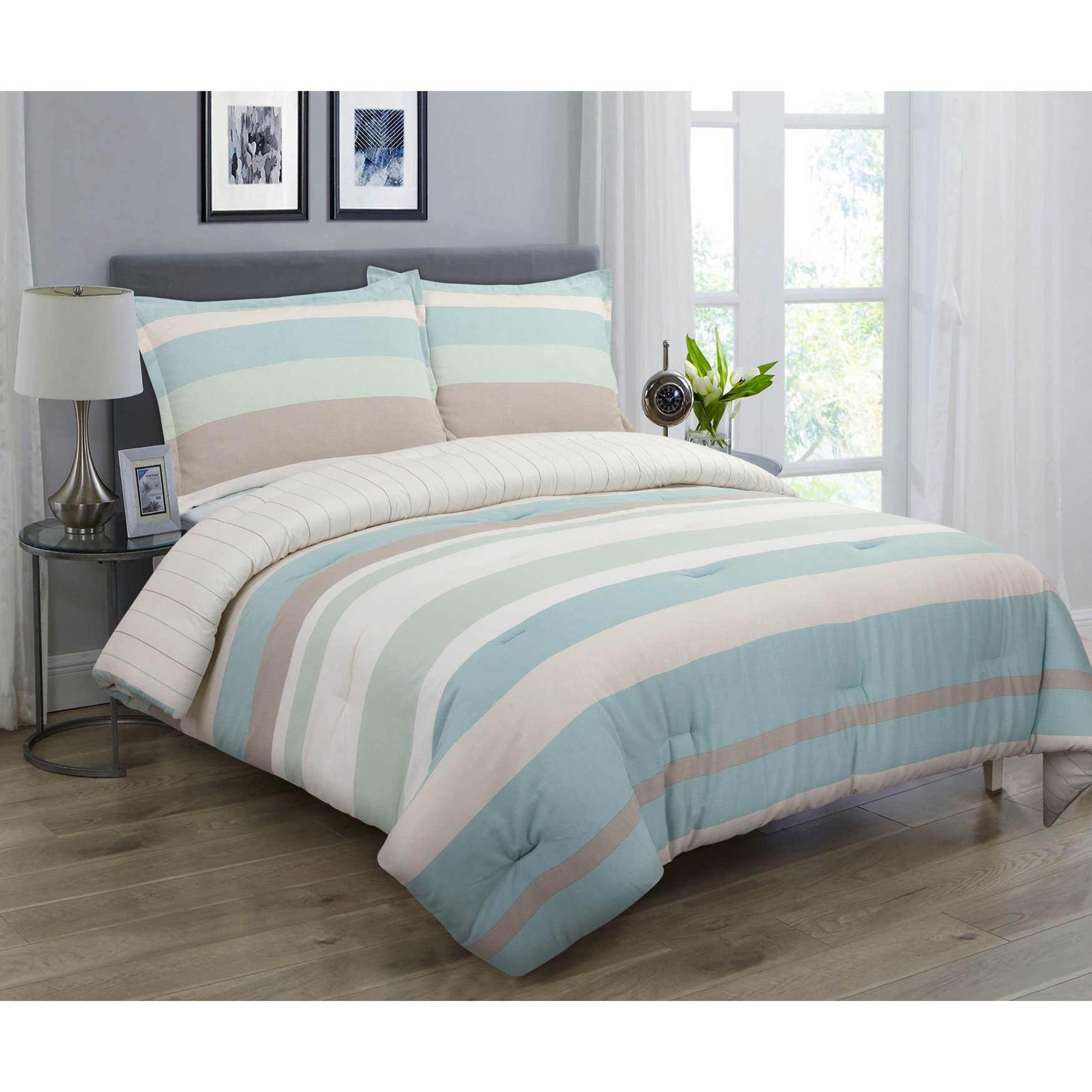 Coastal Stripe Comforter Set Fullbeauty Outlet 