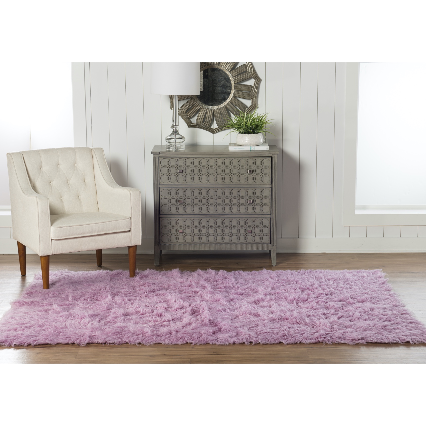 Flokati Lilac Rug Fullbeauty Outlet