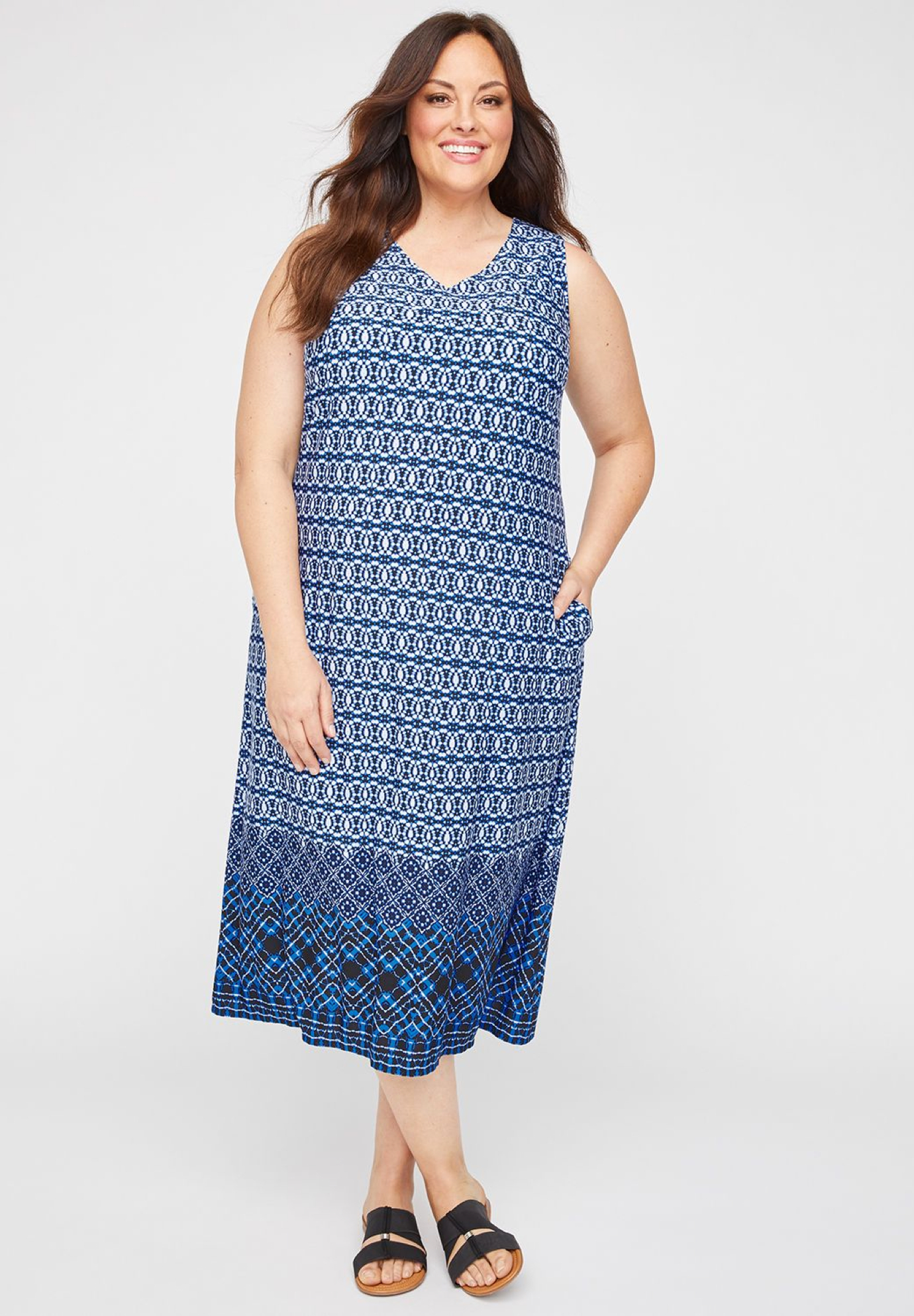 AnyWear Sonoma Midi Dress (With Pockets) | Fullbeauty Outlet