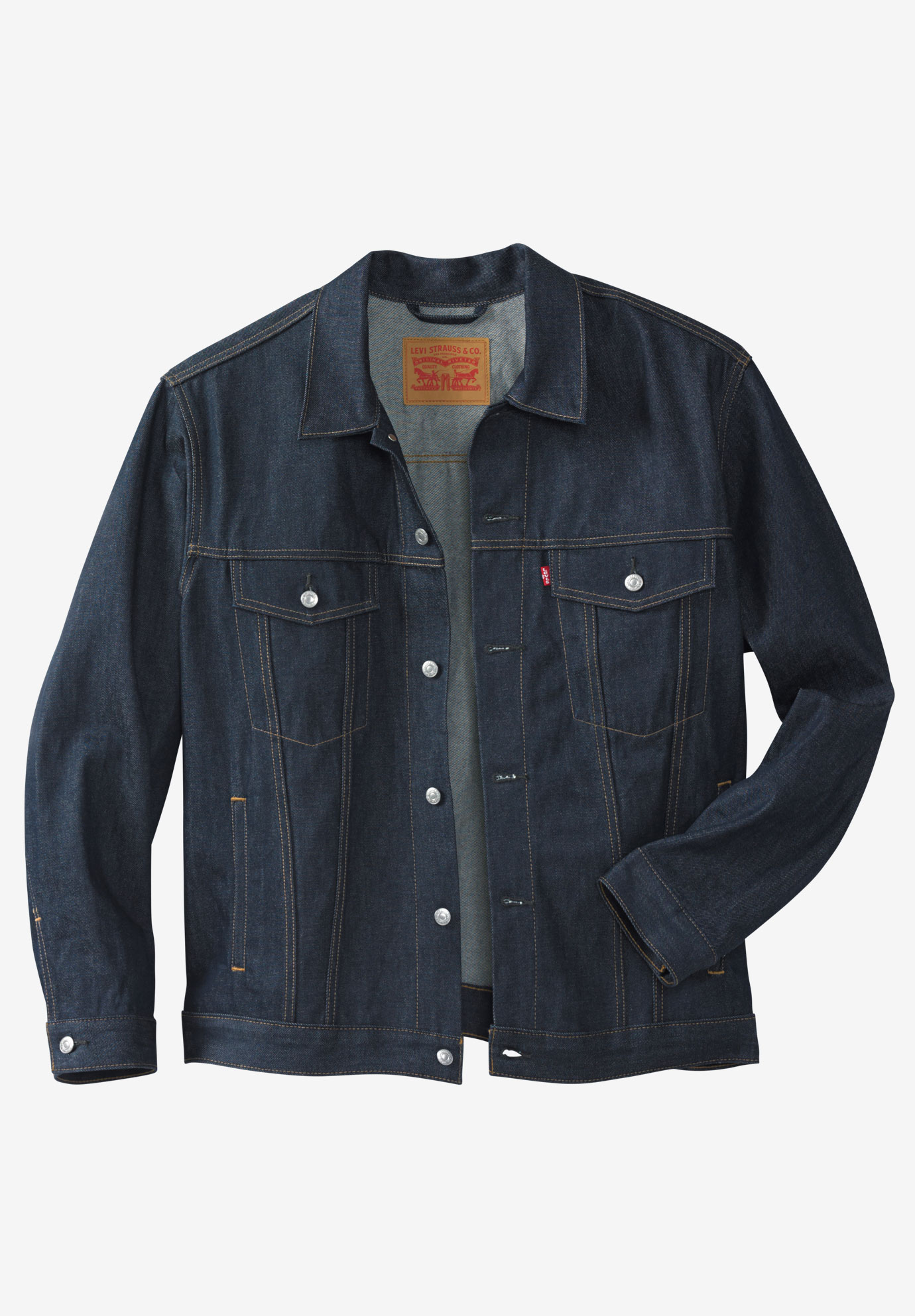 big and tall levi jean jacket