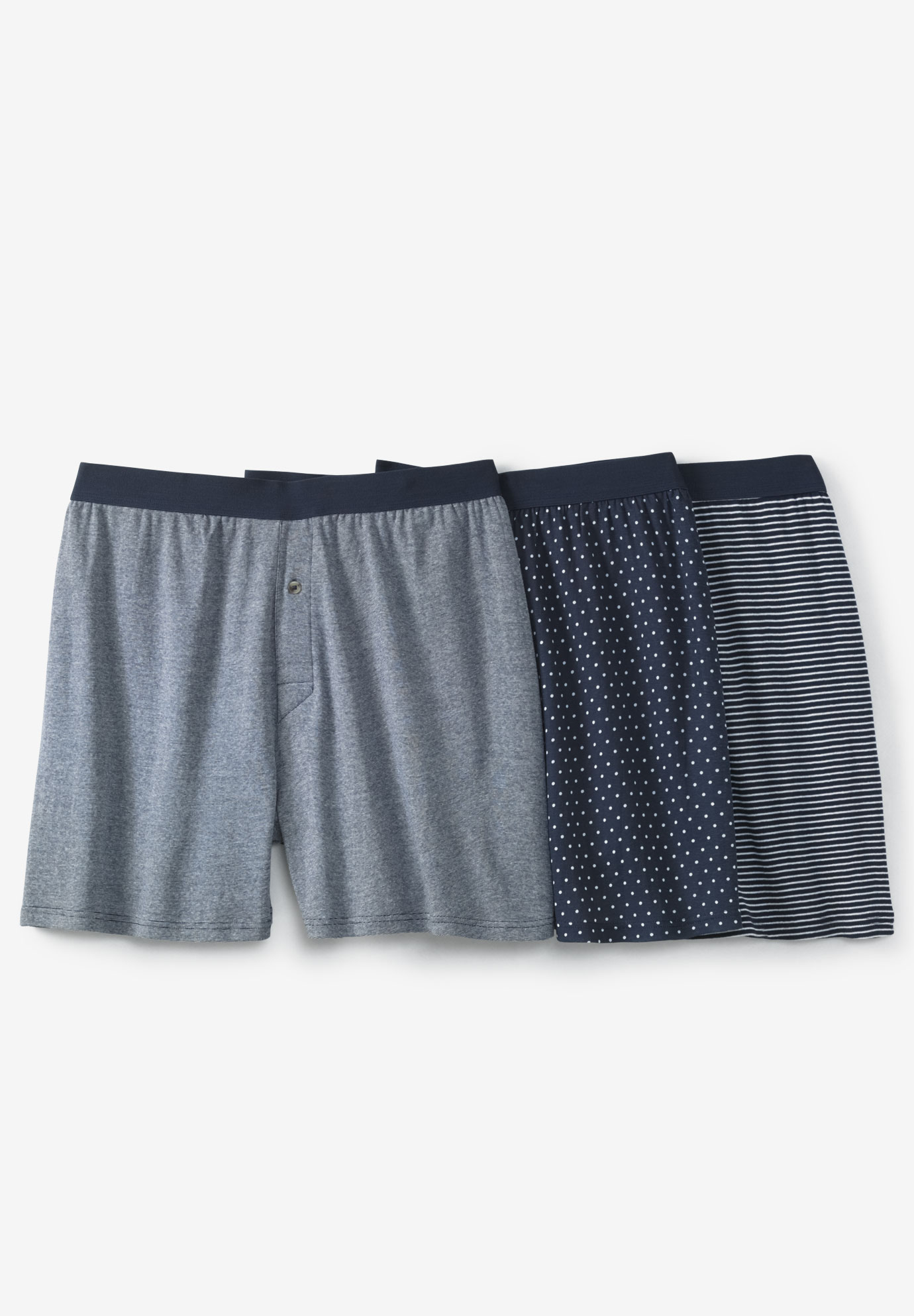 Cotton Boxers 3-Pack | Fullbeauty Outlet