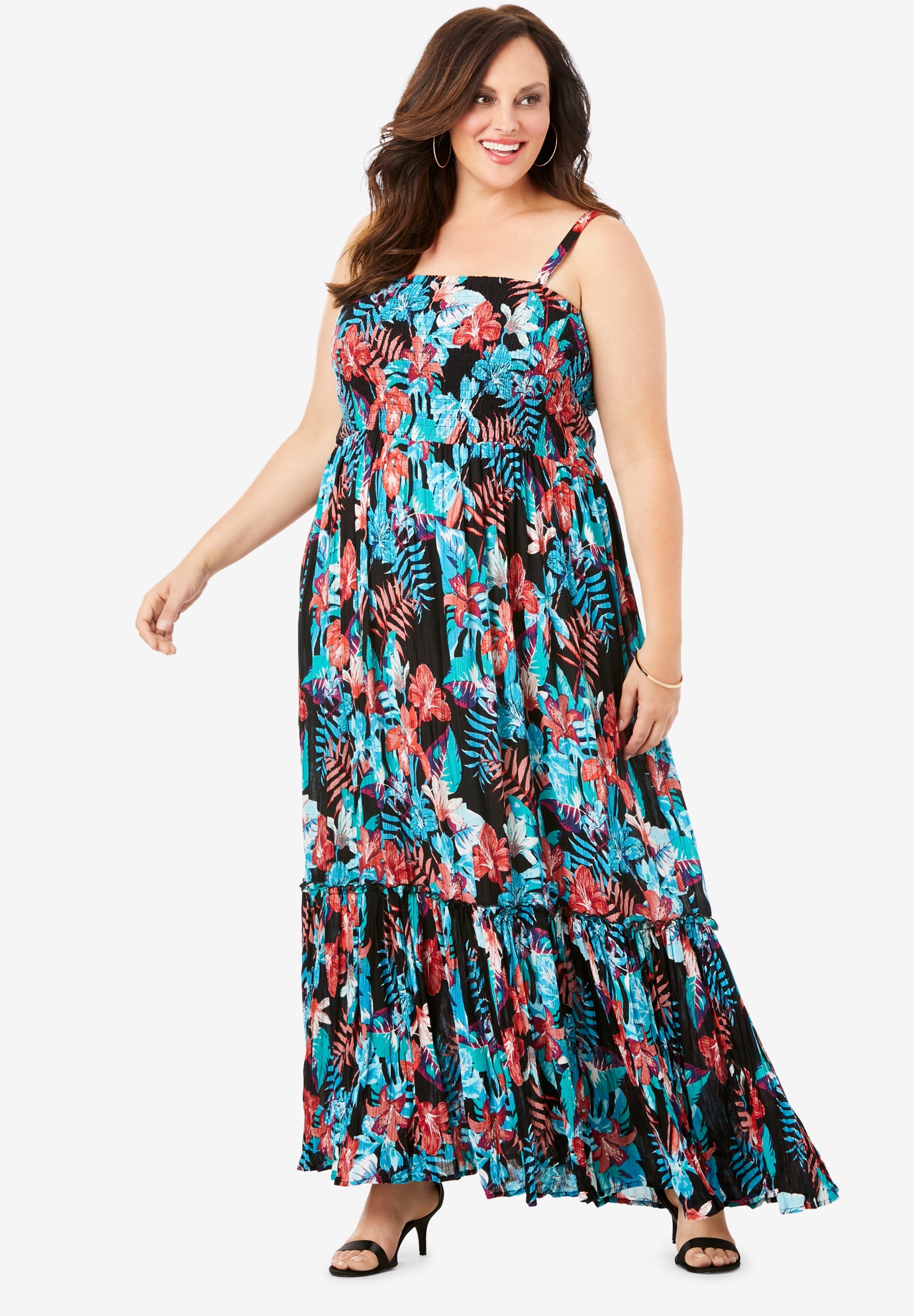 crinkle maxi dresses