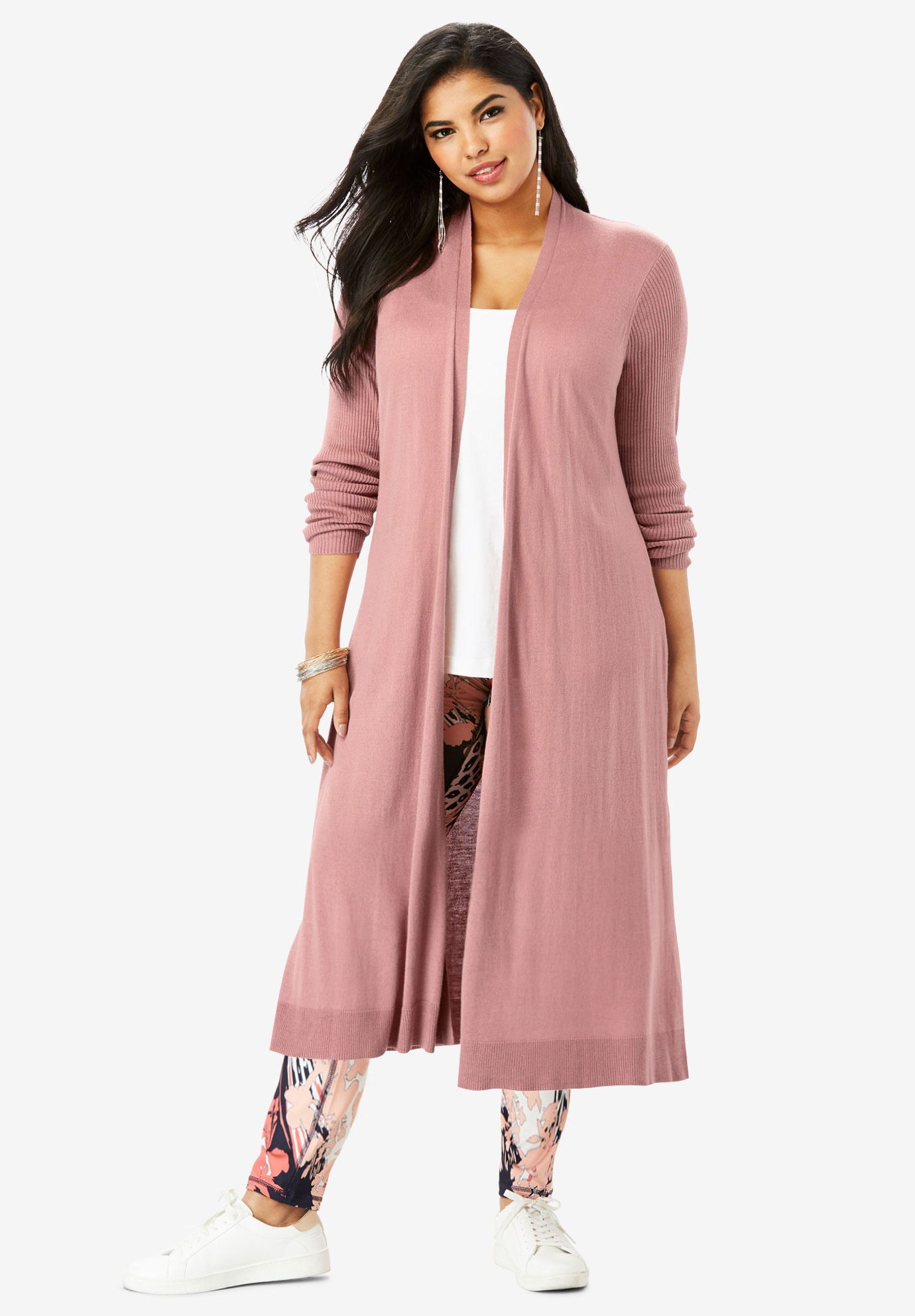 plus size cardigan duster