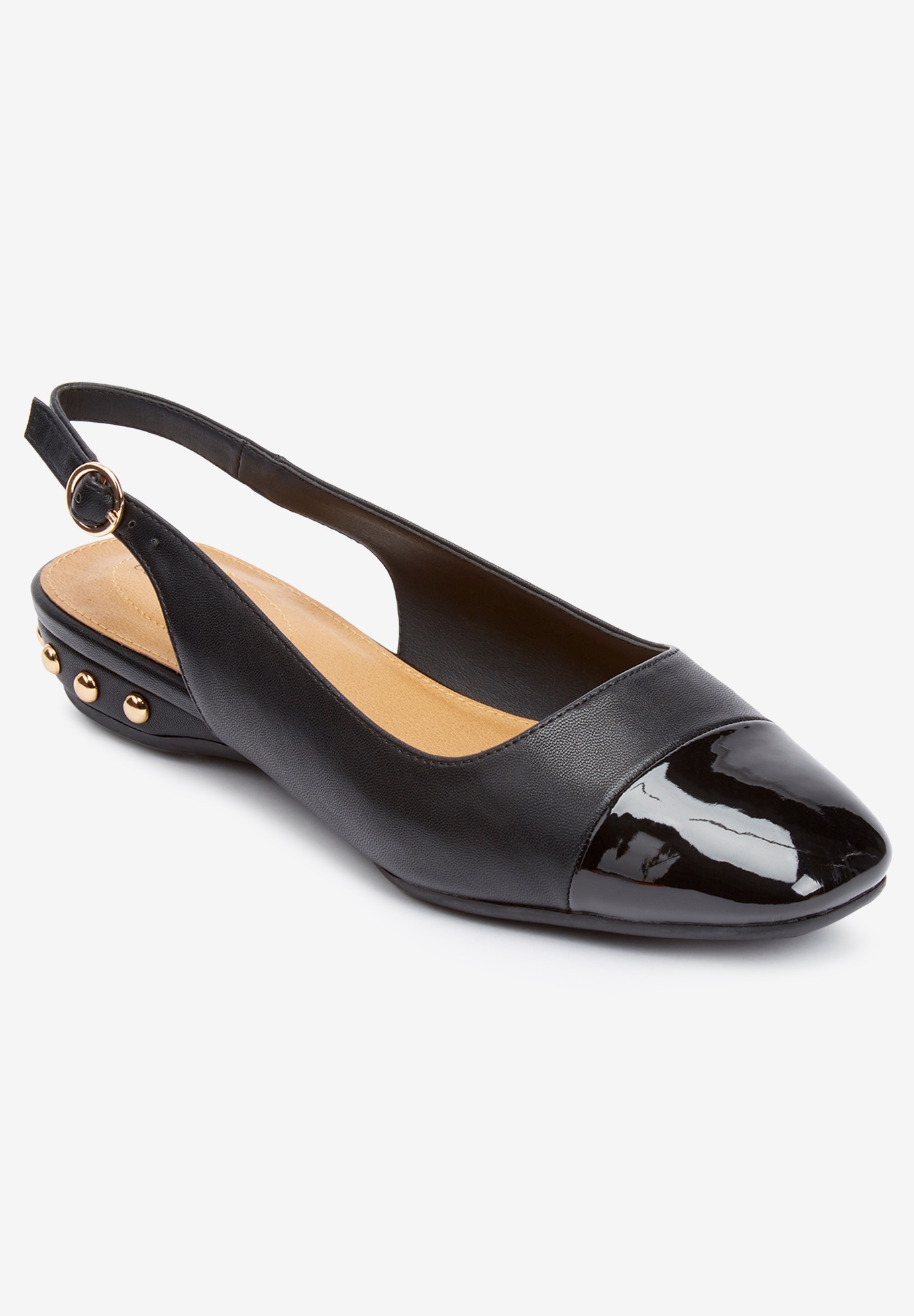 The Angela Slingback by Comfortview®| Plus Size Flats | Full Beauty