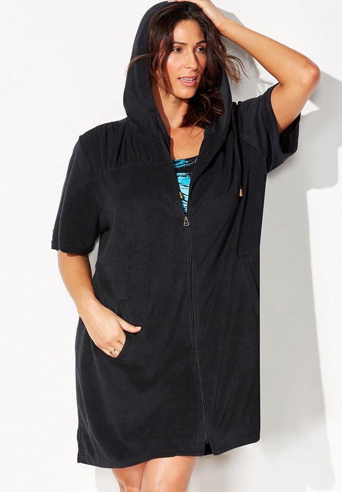 Terry Swimsuit Cover Up Plus Size Swimsuit Cover Ups Fullbeauty