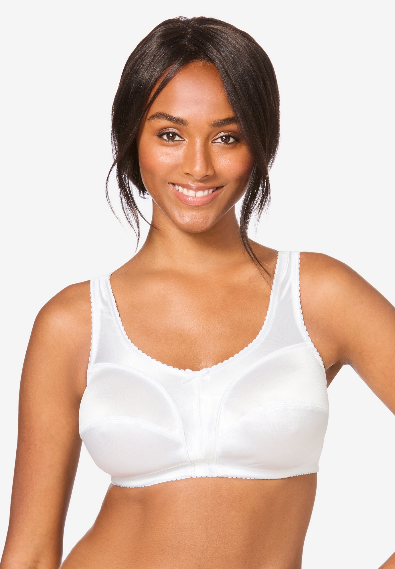 Satin Wireless Comfort Bra Fullbeauty Outlet