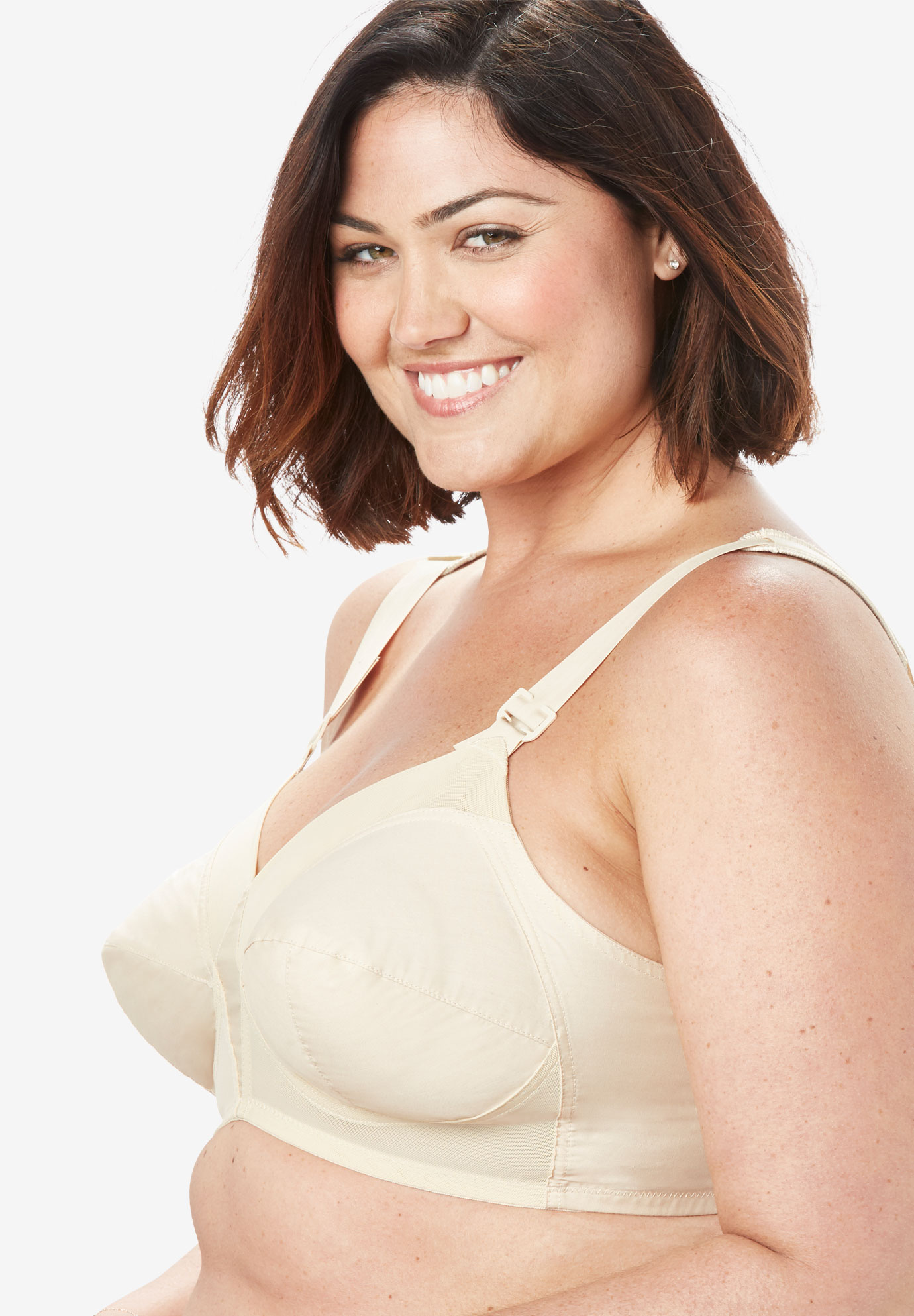 Exquisite Form® Fully® Original Support Wireless Bra 5100532 Plus Size 